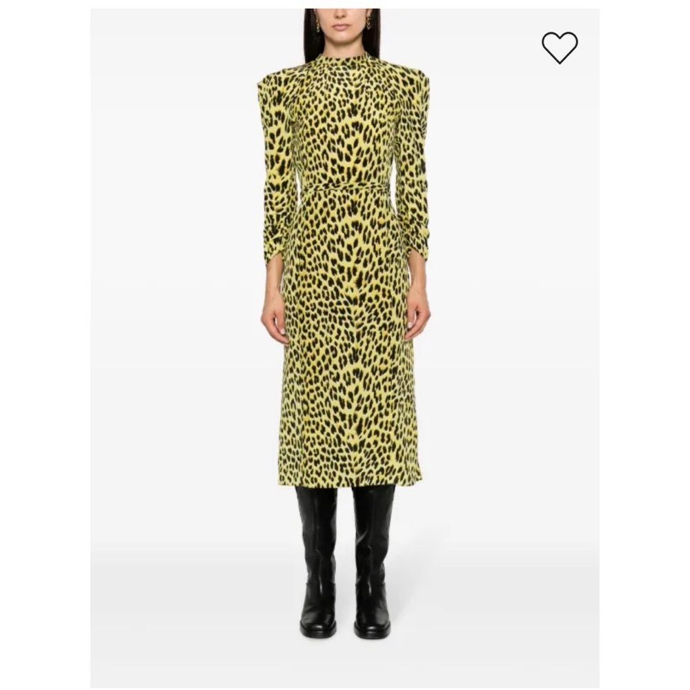 Zadig&Voltaire 
Racyl leopard-print silk midi dress XS